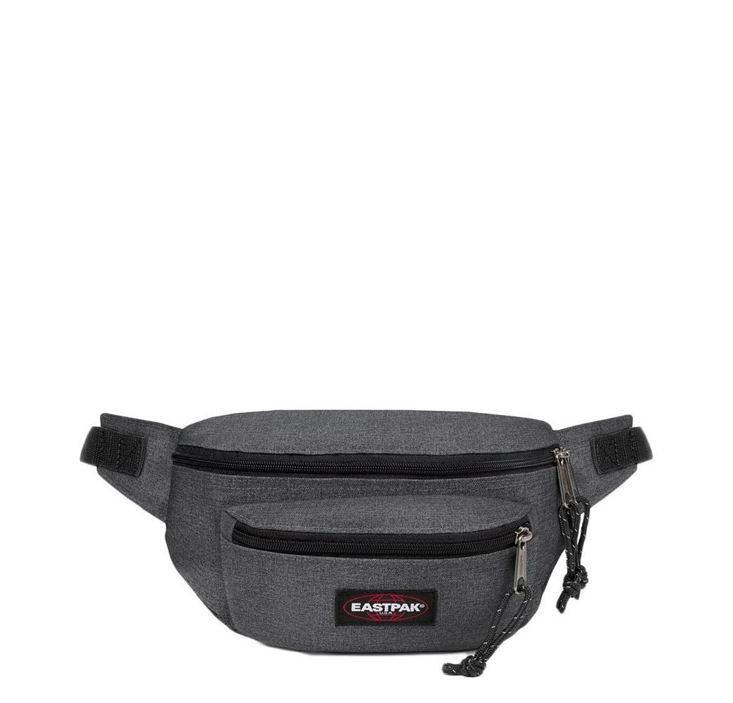 Eastpak Doggy Bag heuptas zwart, blauw en grijs