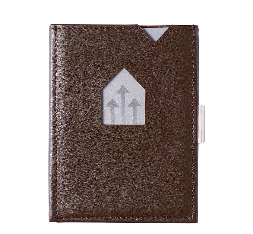 Exentri portemonnee bruin