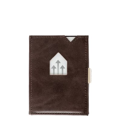 Exentri Leather Wallet RFID coffee