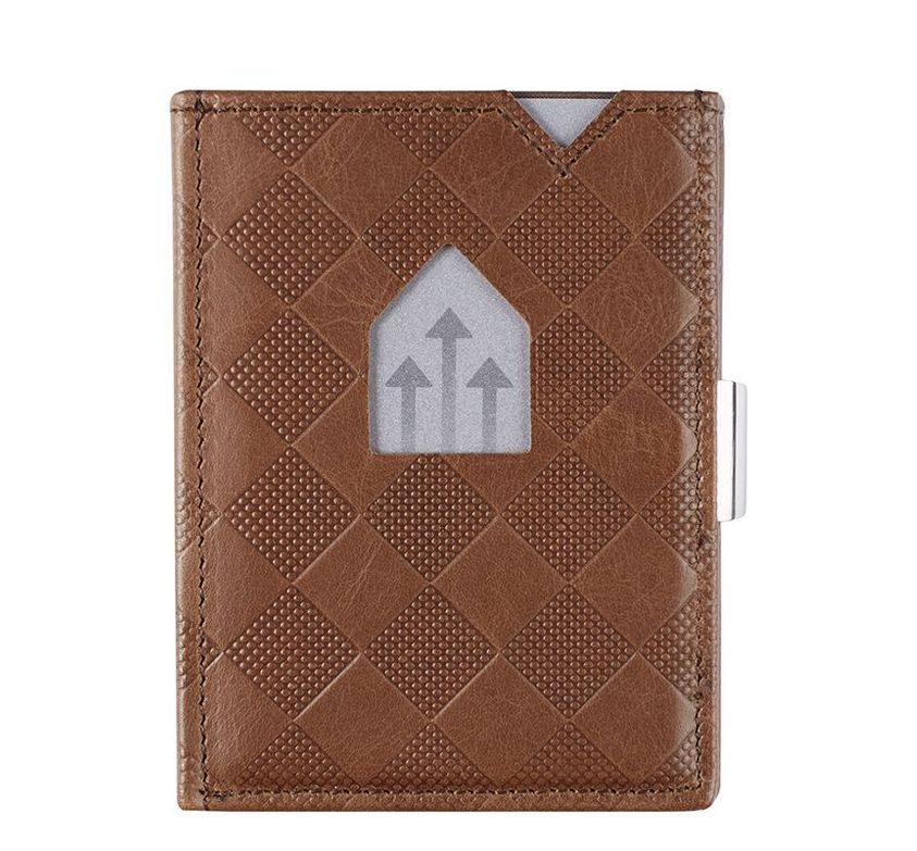 Exentri portemonnee bruin