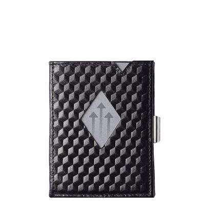 Exentri Leather Leather Wallet black cube