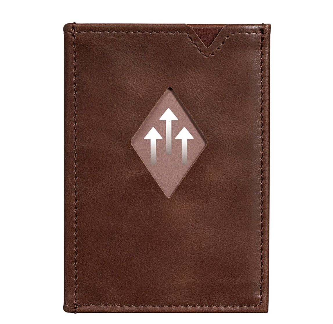 Exentri portemonnee bruin