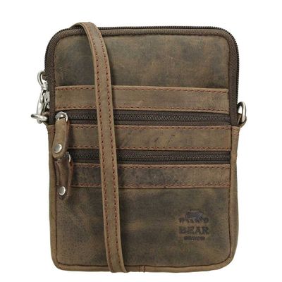 Bear Design Dark Nature Schoudertas XS brown