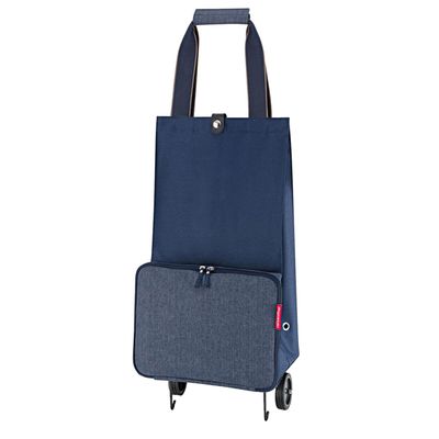 Reisenthel Shopping Foldable Trolley herringbone dark blue