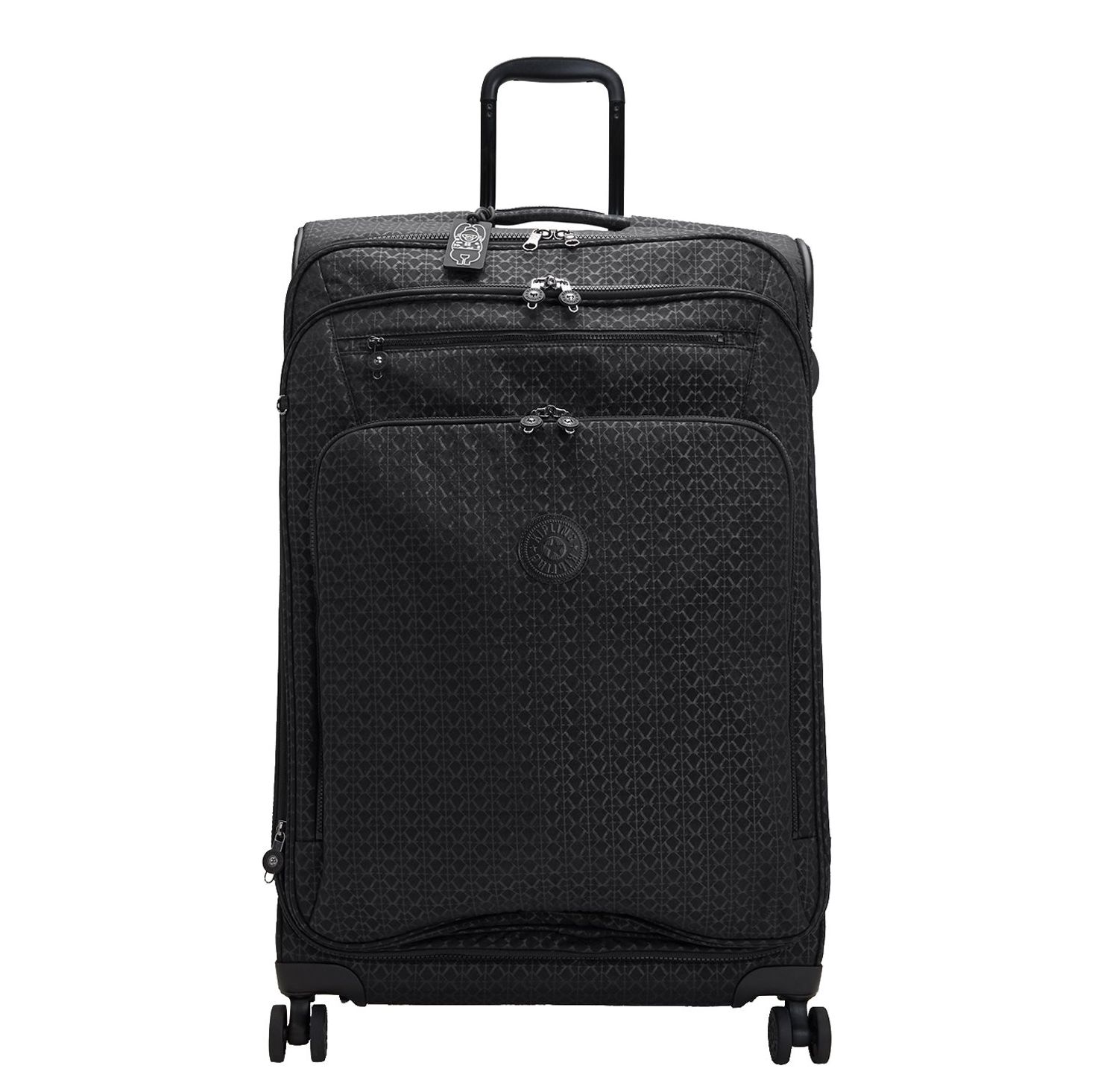 Kipling New Youri Zachte Koffers zwart