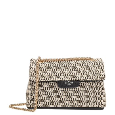 Charm London Elisa Shoulderbag black/beige