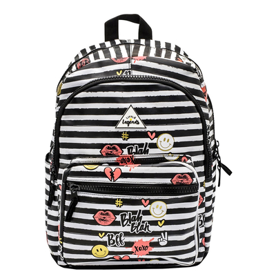 Little Legends BFF Backpack L zwart/wit/roze