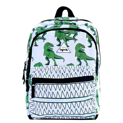 Little Legends Dino Backpack L groen / wit