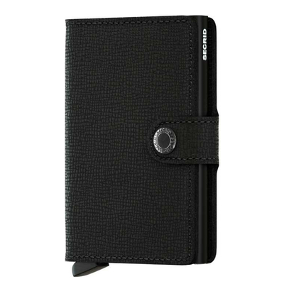 Secrid Miniwallet Portemonnee black crisple