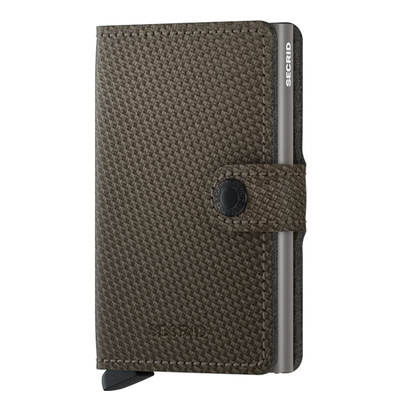 Secrid Miniwallet Portemonnee Carbon khaki