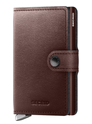Secrid Miniwallet Portemonnee Dusk dark brown
