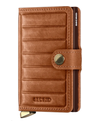 Secrid Miniwallet Emboss Lines cognac