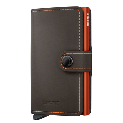 Secrid Miniwallet Matte truffle orange
