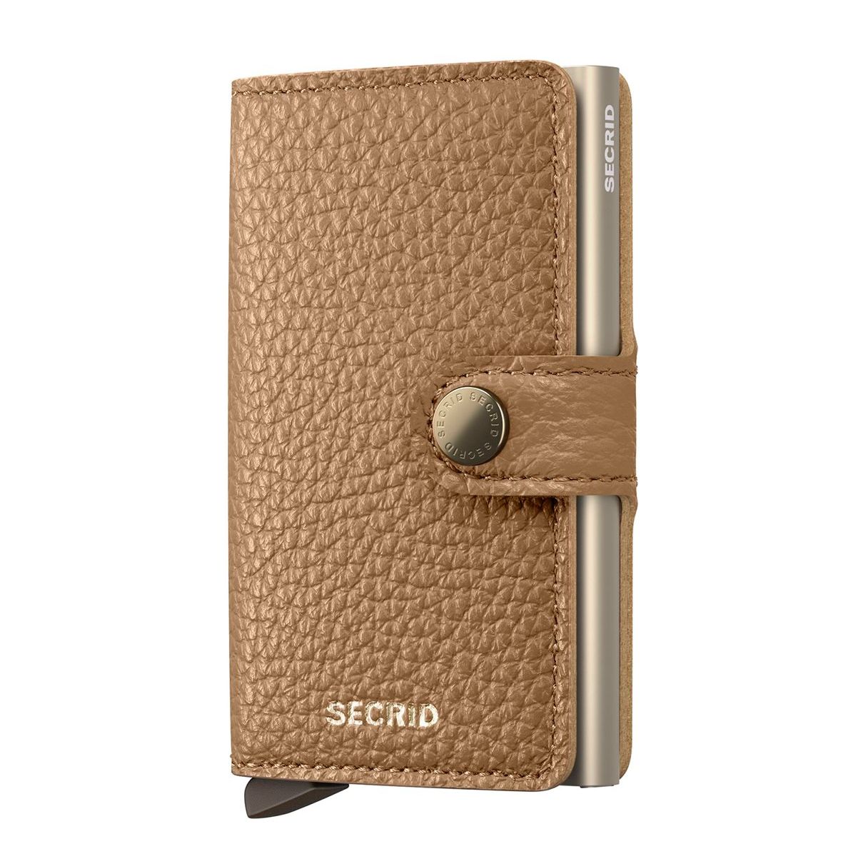 Secrid Mini Wallet portemonnee grijs, wit en bruin