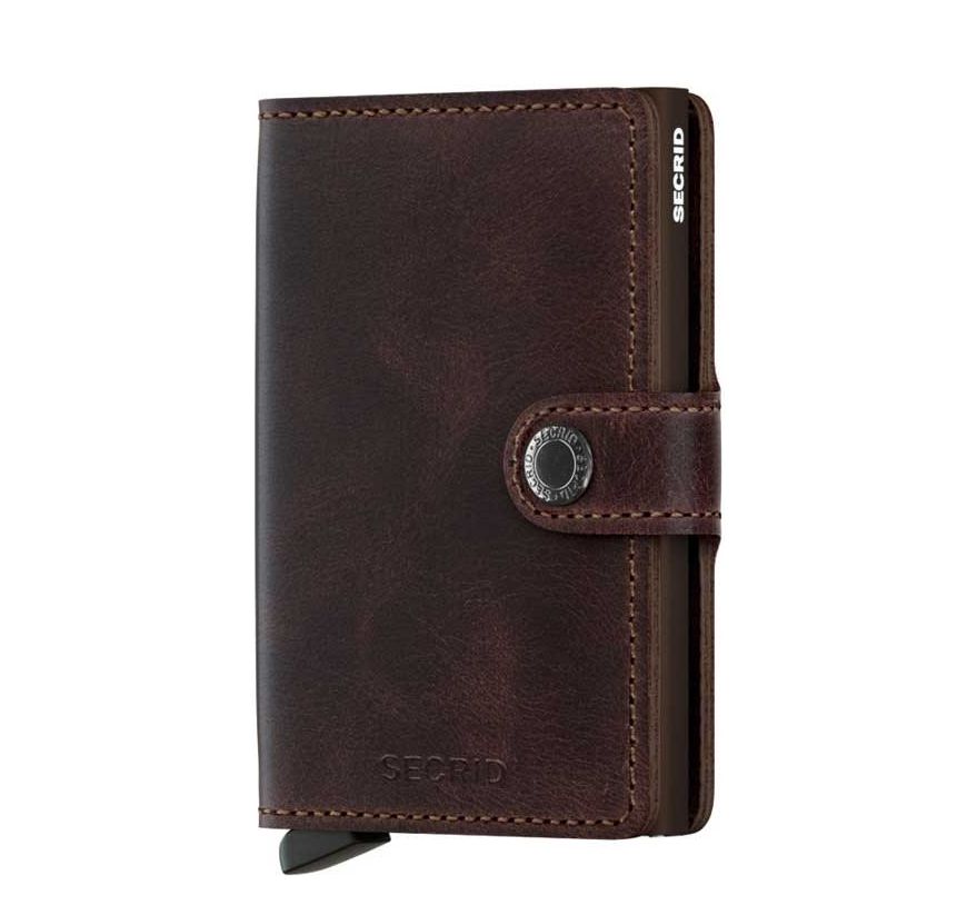 Secrid Mini Wallet portemonnee bruin