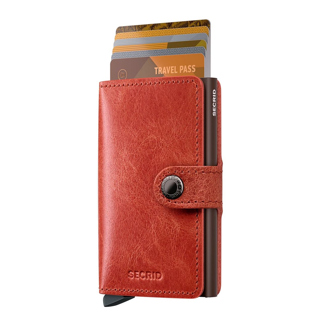 Secrid Mini Wallet portemonnee oranje