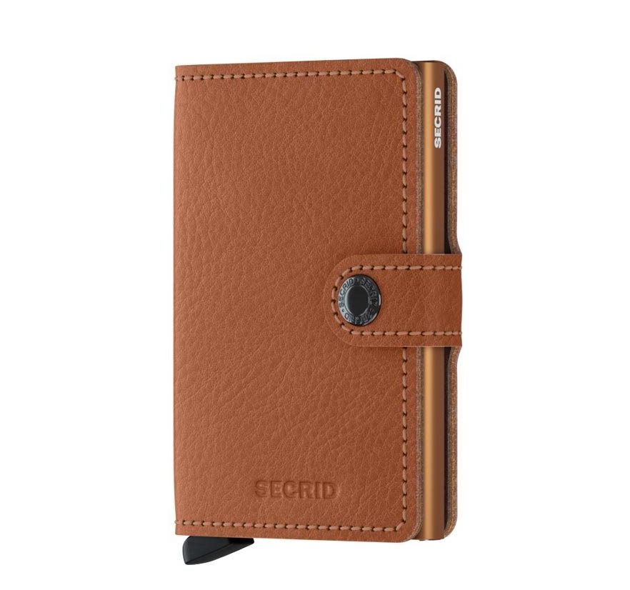 Secrid Mini Wallet portemonnee beige en bruin