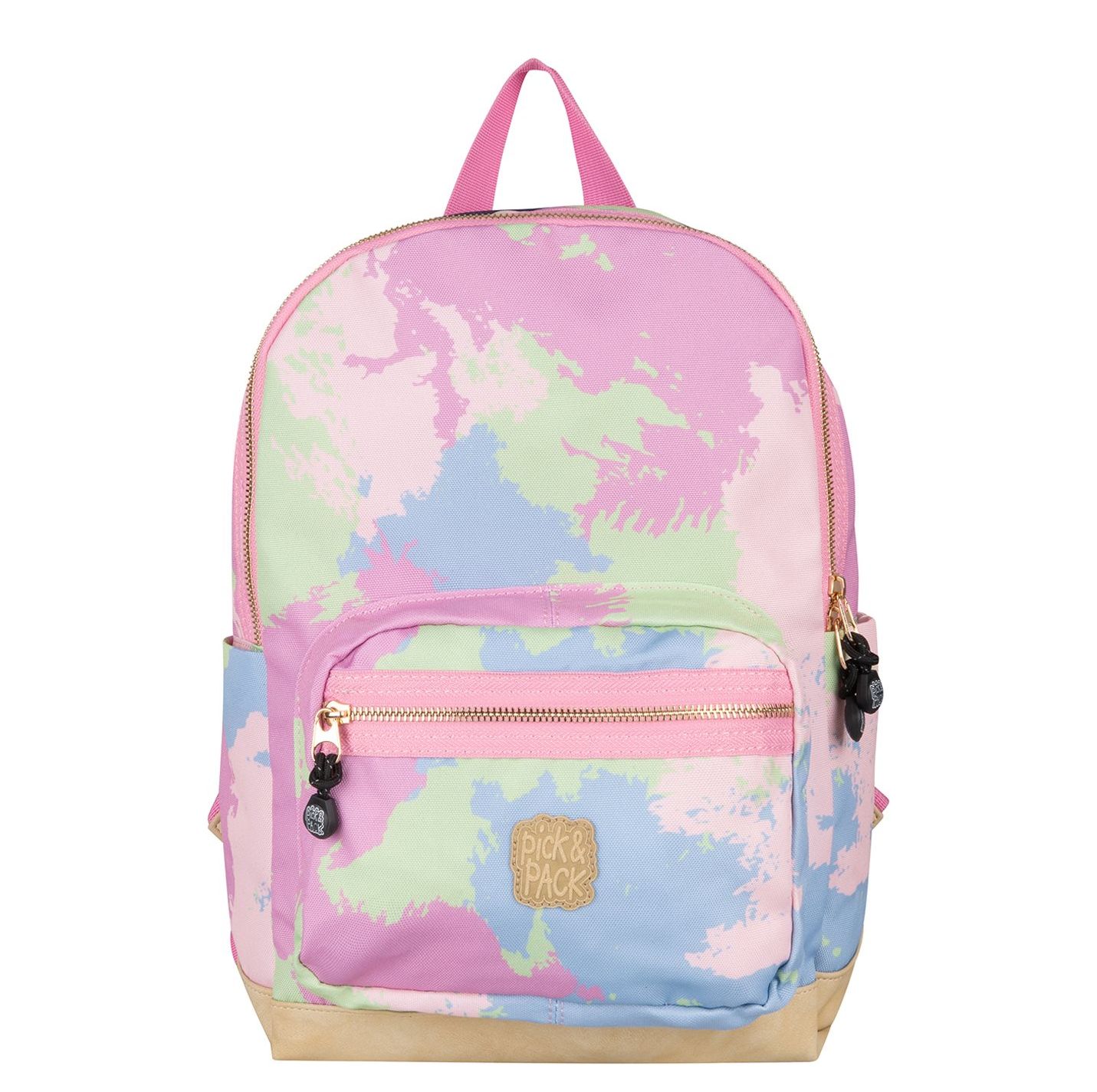 Pick & Pack Faded Camo rugzak paars