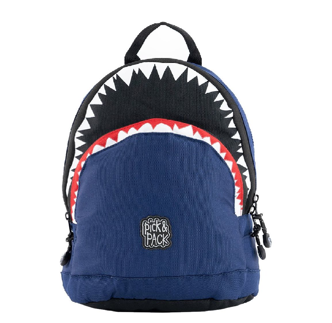 Pick & Pack Shark rugzak blauw en multicolor