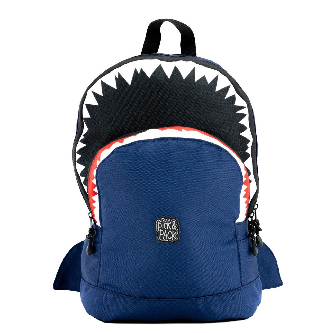 Pick & Pack Shark rugzak blauw en multicolor