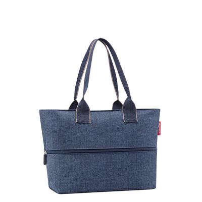 Reisenthel Shopping Shopper e1 herringbone dark blue