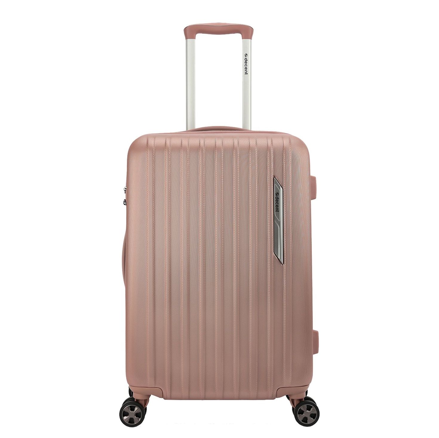 Decent Paradiso Middelgrote Koffer - 66 cm - 60 Liter - TSA Slot Zalm