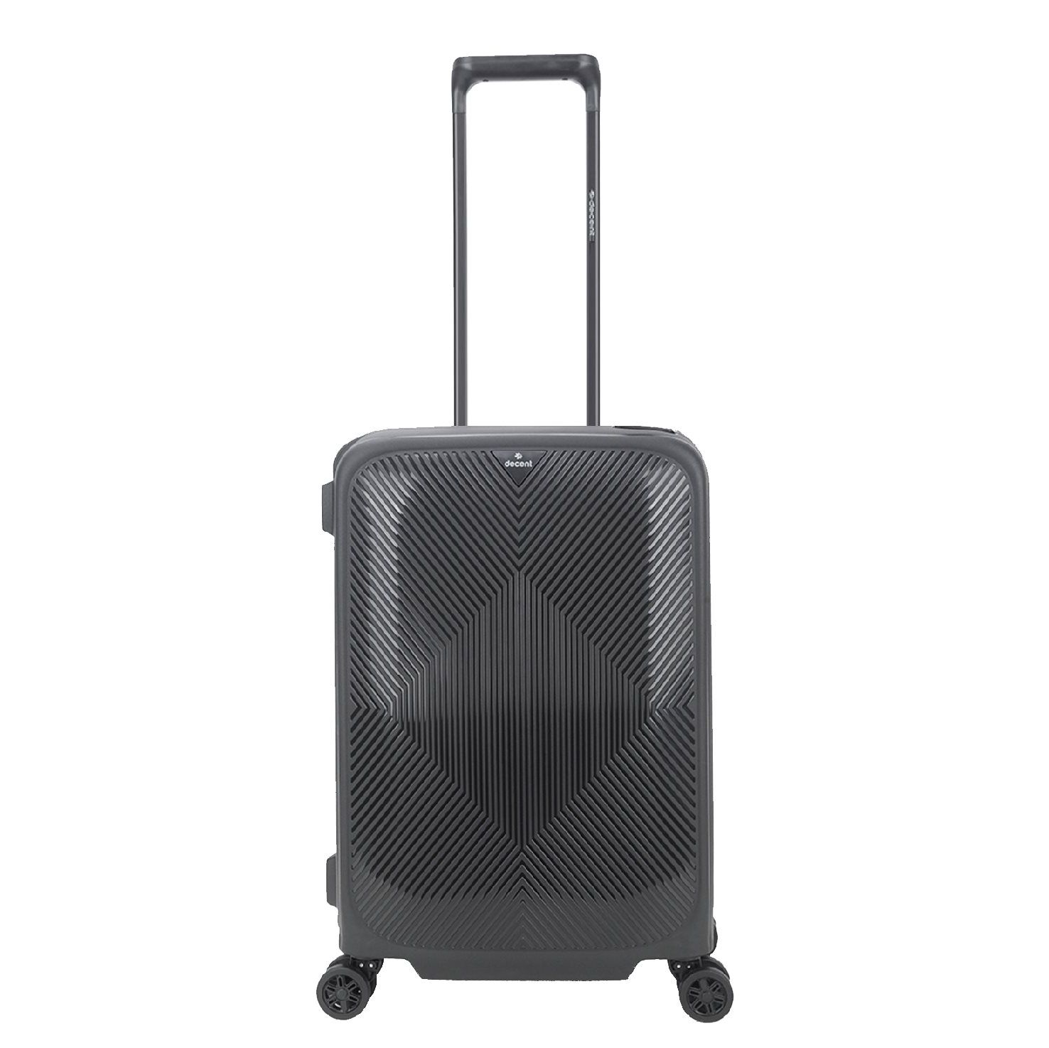 Decent Handbagage Koffer / Trolley / Reiskoffer - 55 cm - 43 Liter - Axiss-Fix - Zwart
