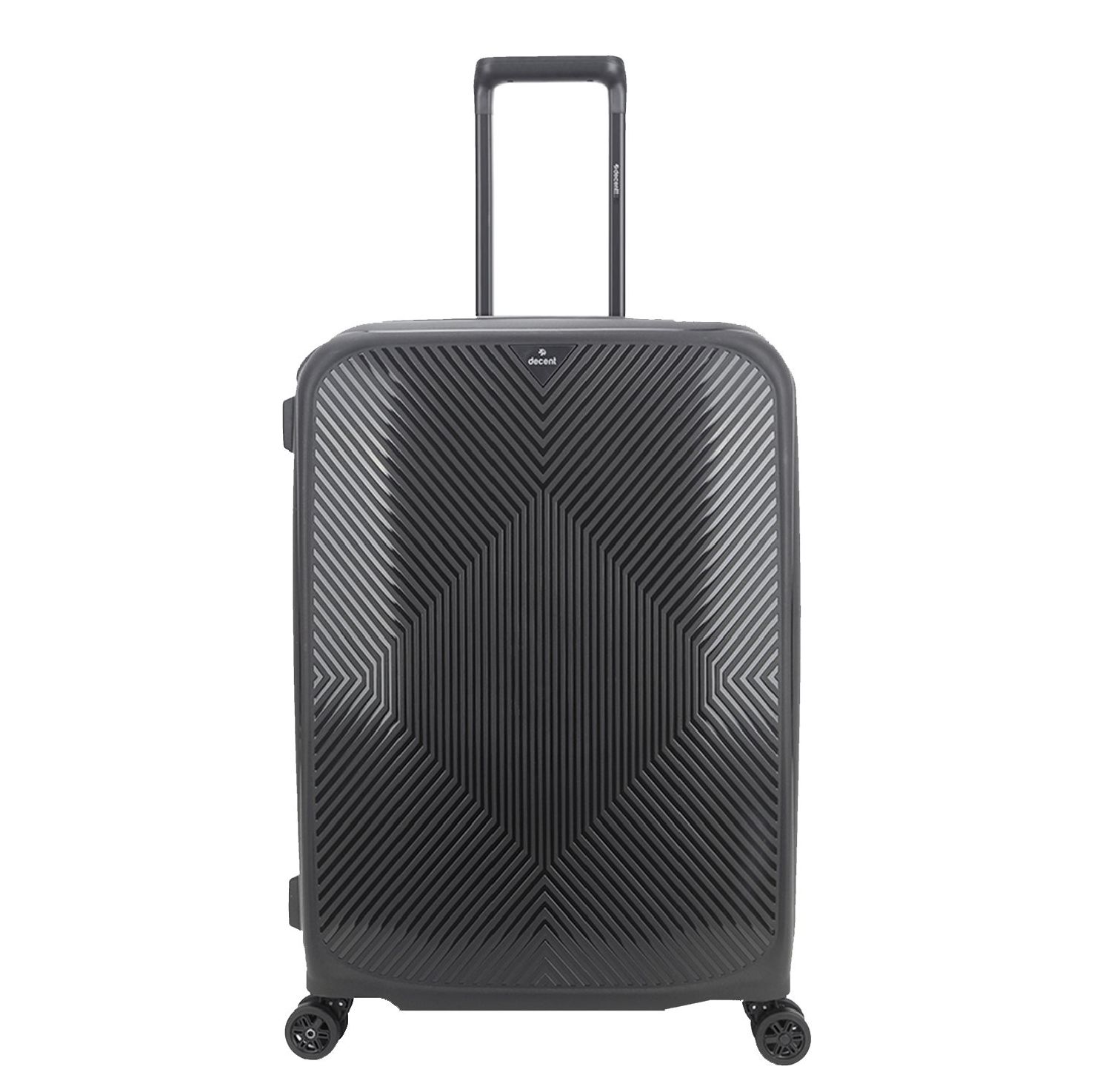Decent Koffer / Trolley / Reiskoffer - 68 x 47.5 x 28 cm - 80 Liter - Axiss-Fix - Zwart