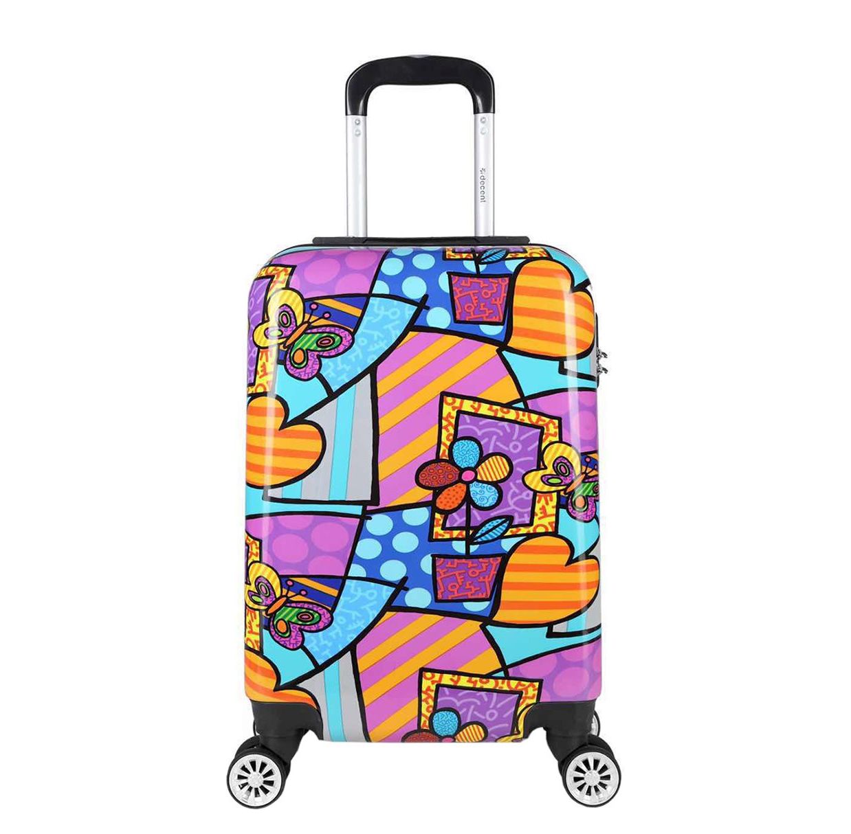 Decent Forenza Trolley 55 heart Harde Koffer