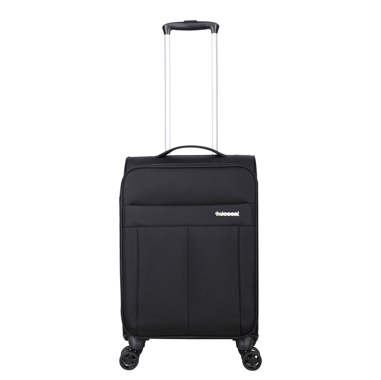 Decent D-Upright Trolley 55 black Zachte koffer