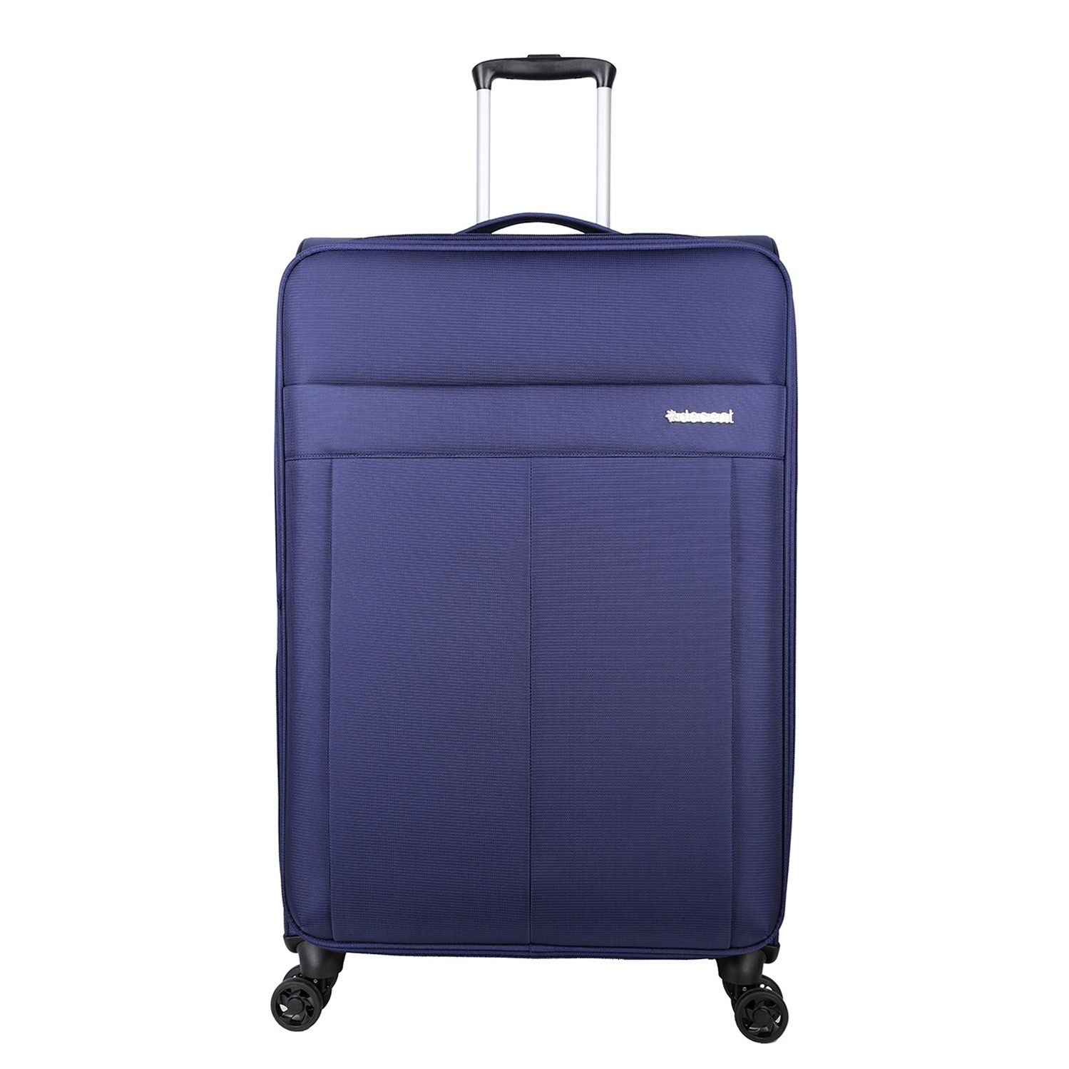 Decent D-Upright Trolley 76 dark blue Zachte koffer