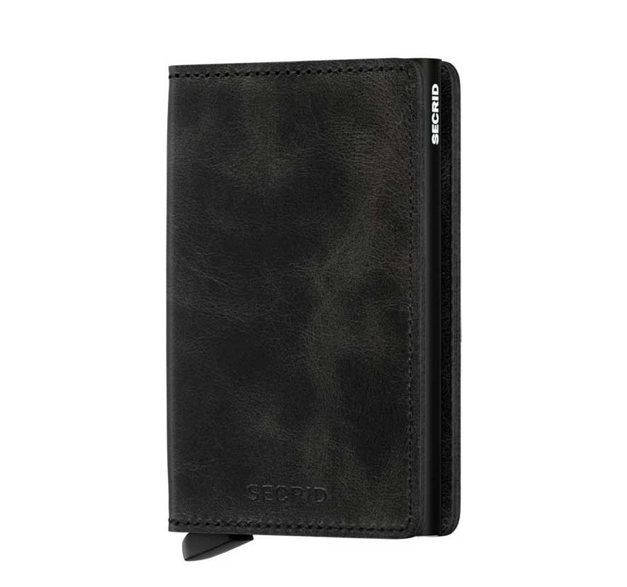 Secrid Slim Wallet portemonnee zwart