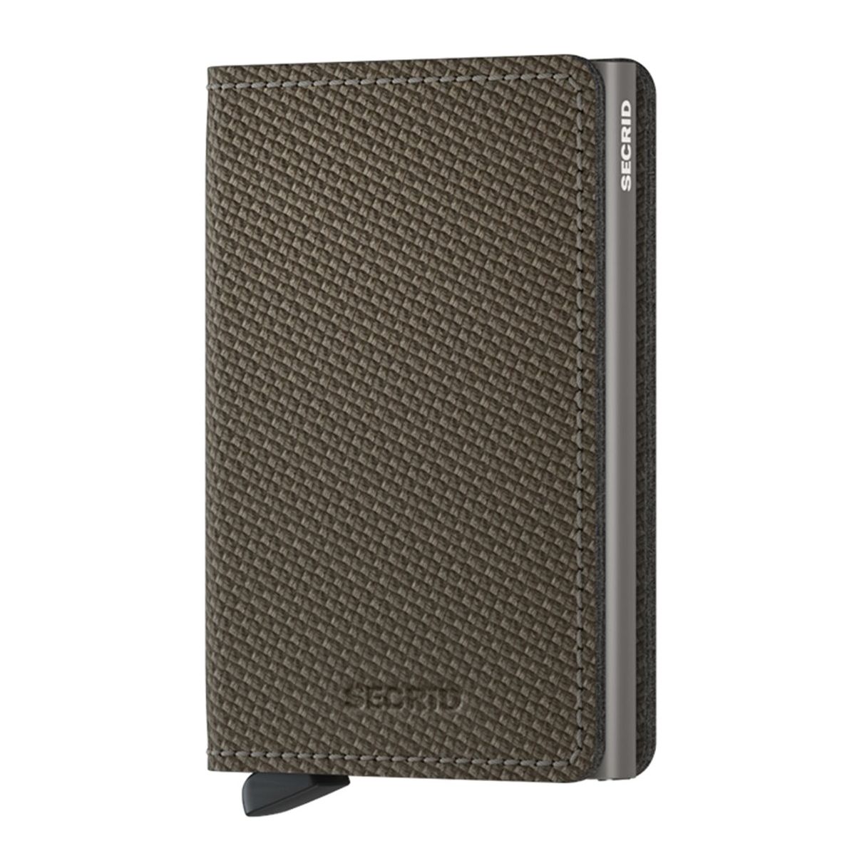 Secrid Slim Wallet portemonnee grijs, khaki en groen