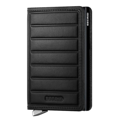 Secrid Slimwallet Portemonnee Emboss Lines black