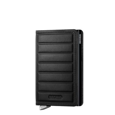 Secrid Slimwallet Portemonnee Emboss Lines black