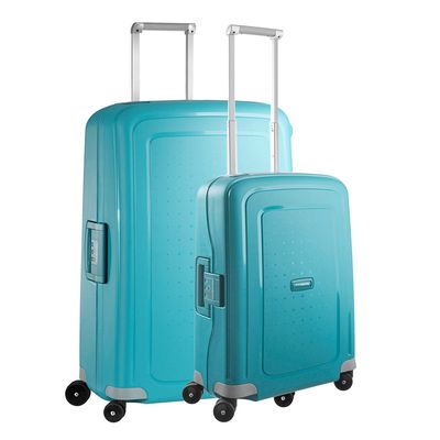 Samsonite S'Cure Spinner 55 + 75 Set aqua blue