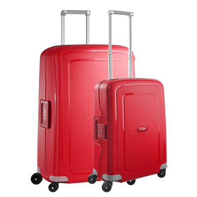 Samsonite S'Cure Spinner 55 + 75 Set crimson red