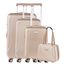 CarryOn Skyhopper 4-Delige Kofferset Beautycase/S/M/L champagne