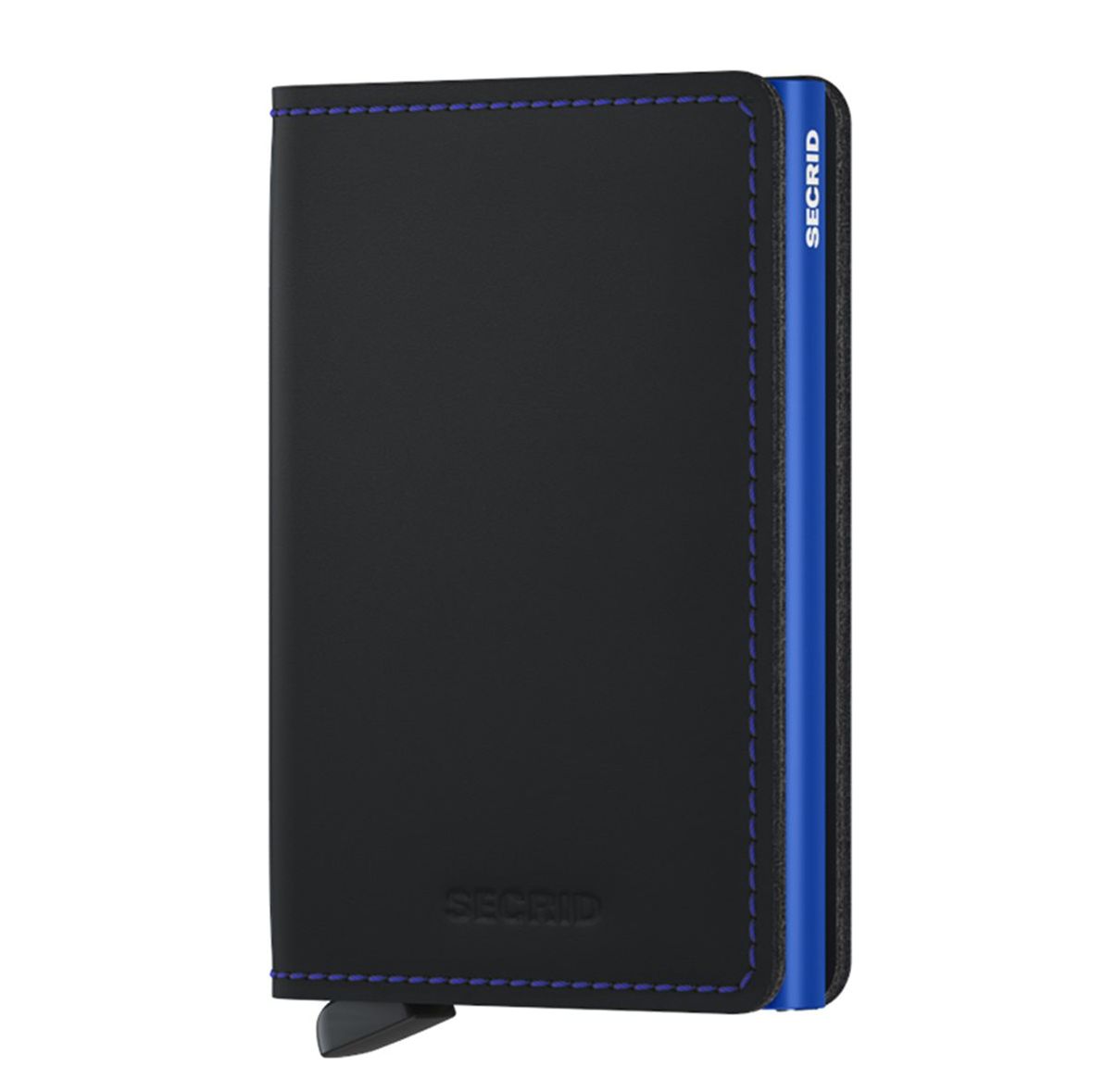Secrid Slim Wallet portemonnee zwart en blauw
