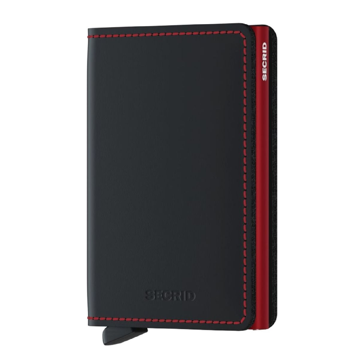 Secrid Slim Wallet portemonnee zwart en rood