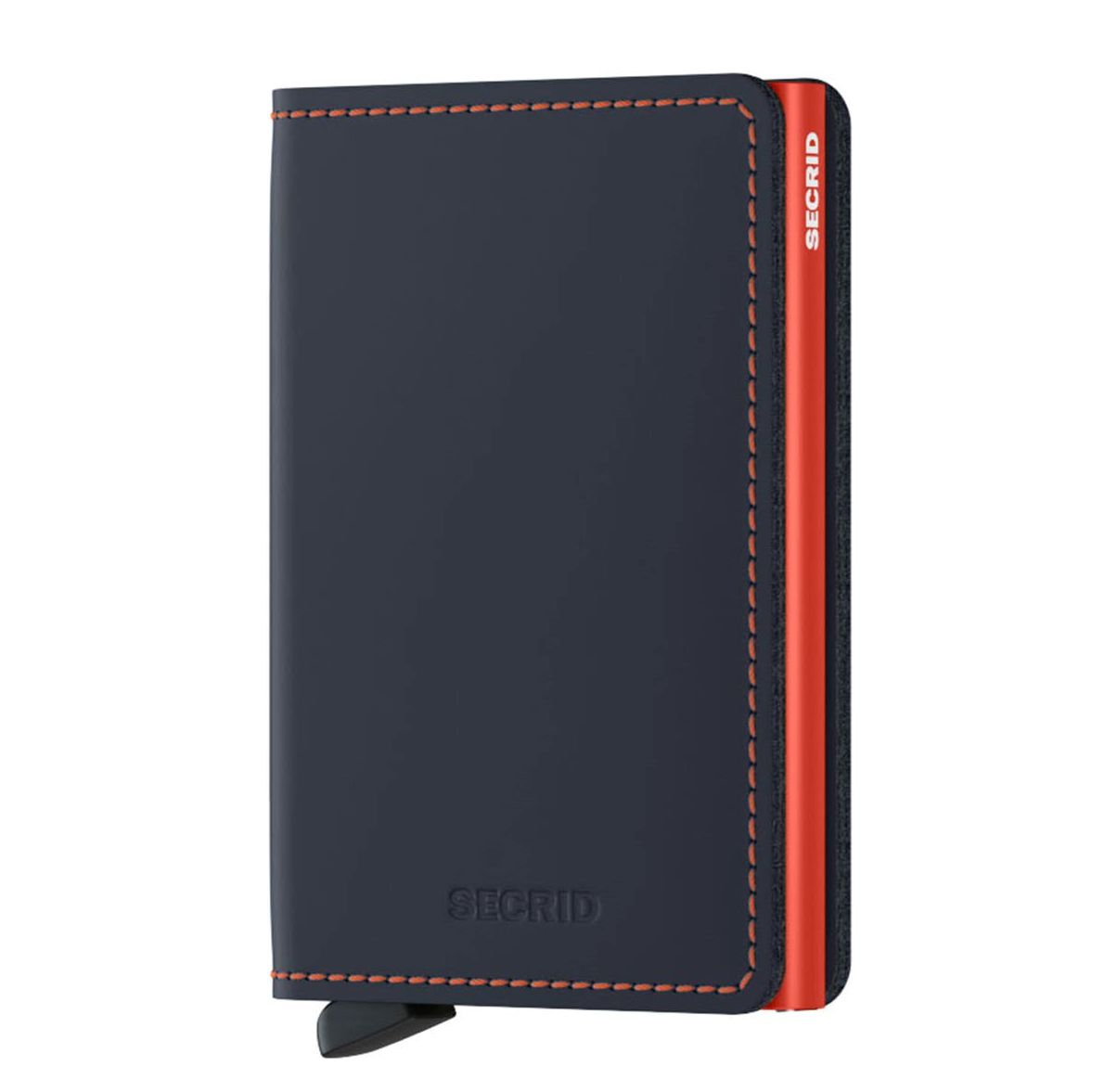 Secrid Slim Wallet portemonnee oranje en blauw