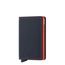Secrid Slimwallet Portemonnee Matte night blue & orange