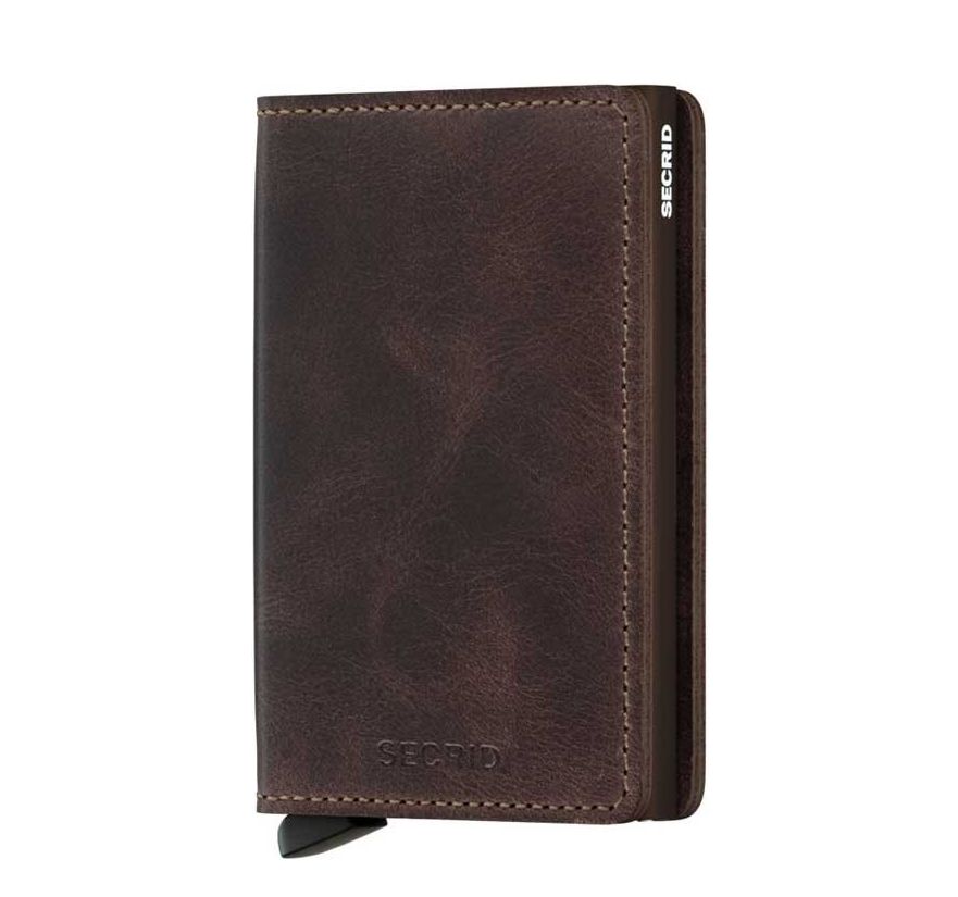 Secrid Slim Wallet portemonnee bruin