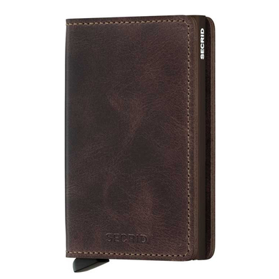 Secrid Slimwallet Portemonnee Vintage chocolate
