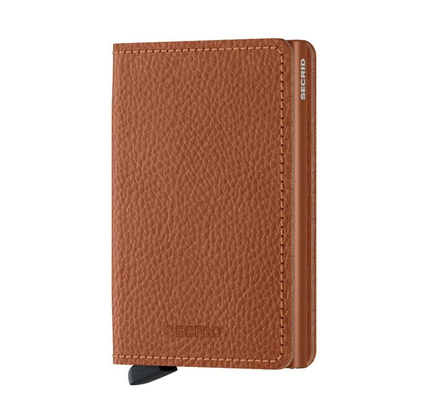 Secrid Slim Wallet portemonnee beige en bruin