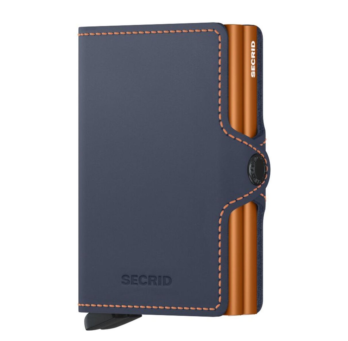 Secrid Twin Wallet portemonnee oranje en blauw