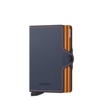 Secrid Twinwallet Matte night blue & orange