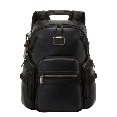 TUMI Alpha Bravo Nathan Navigation Backpack Leather black
