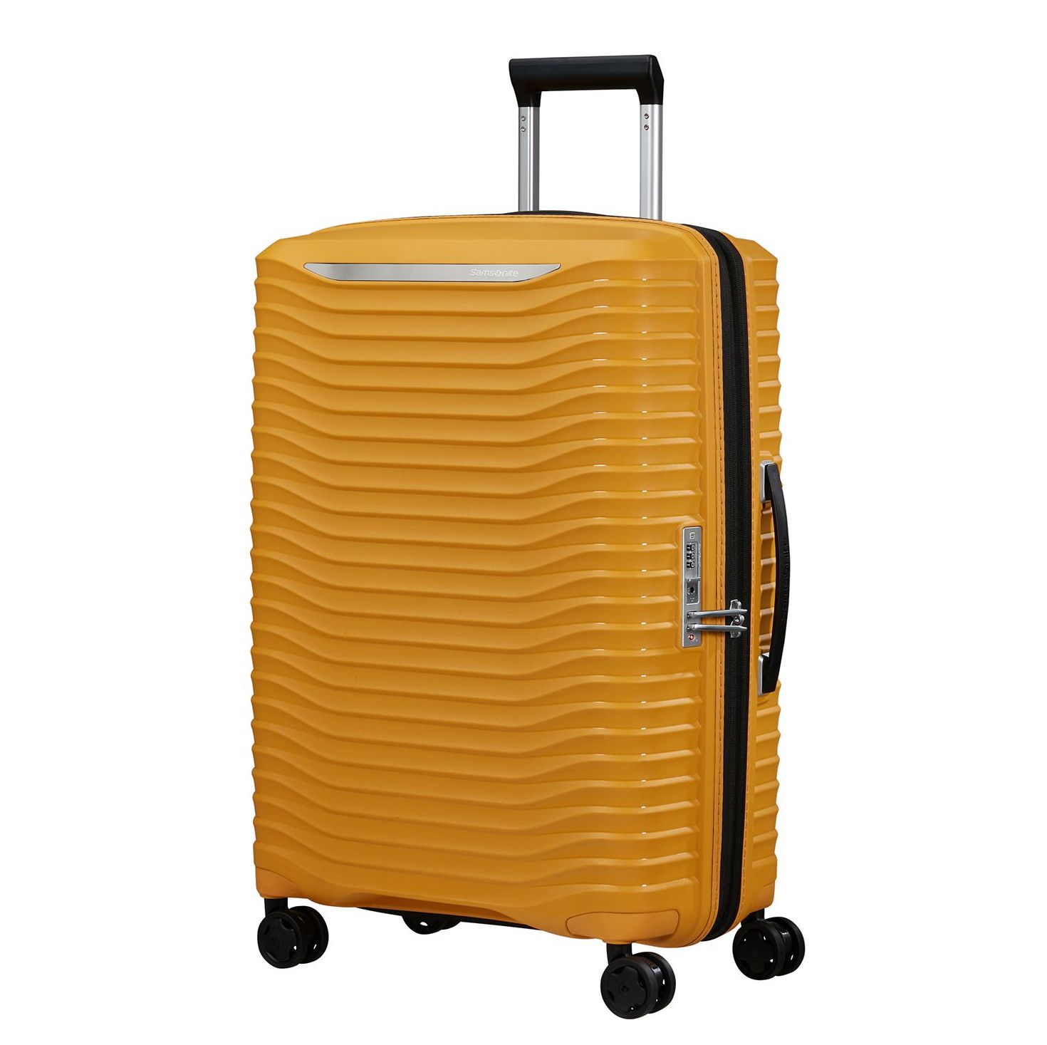 Samsonite Upscape Spinner 68 Expandable yellow Harde Koffer