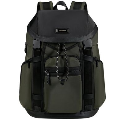 Samsonite Relyon Backpack M 15.6" + Flap green